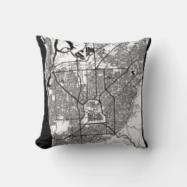 Stadtplan Adelaide Australien Kissen