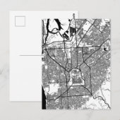 Stadtplan Adelaide Australien Postkarte (Vorne/Hinten)