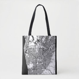 Stadtplan Adelaide Australien Tasche