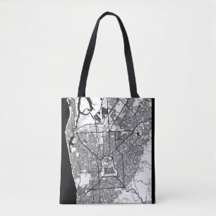 Stadtplan Adelaide Australien Tasche