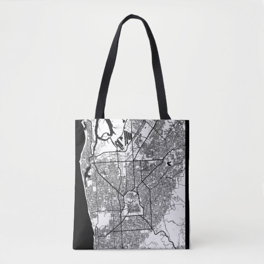 Stadtplan Adelaide Australien Tasche (Vorderseite)