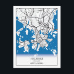 Stadtplan Helsinki Finnland Koordinaten Reise Postkarte<br><div class="desc">Stadtplan von Helsinki</div>