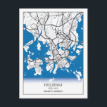 Stadtplan Helsinki Finnland Koordinaten Reise Postkarte<br><div class="desc">Stadtplan von Helsinki</div>