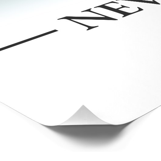 Stadtplan im klassischen Stil von New York City, U Poster (Ecke)