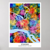 Stadtplan Kongo Poster (Vorne)