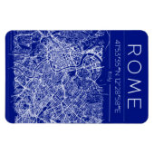 Stadtplan-Magnet Rom Blueprint Magnet (Horizontal)