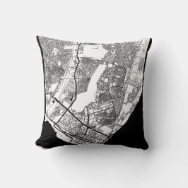 Stadtplan Maputo Mosambik Kissen