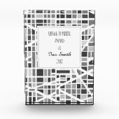 Stadtplan Modern Custom Award NAME Year Title Fotoblock (Vorderseite)