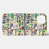 Stadtplan-Muster Case-Mate iPhone Hülle (Rückseite (Horizontal))