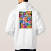 Stadtplan Prag Tschechien Hoodie (Rückseite)