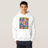 Stadtplan Prag Tschechien Hoodie (Vorne ganz)