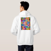 Stadtplan Prag Tschechien Hoodie (Schwarz voll)