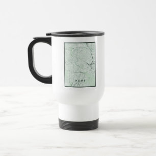 Stadtplan Rom Italien Minimales Design Reisebecher