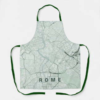 Stadtplan Rom Italien Minimales Design Schürze