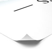 Stadtplan Santorini im klassischen Stil, Griechenl Poster (Ecke)