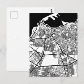 Stadtplan Tripolis Libyen Postkarte (Vorne/Hinten)