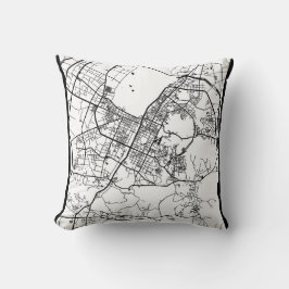 Stadtplan von Anshan China Kissen