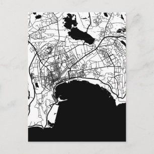 Stadtplan von Baku Aserbaidschan Postkarte