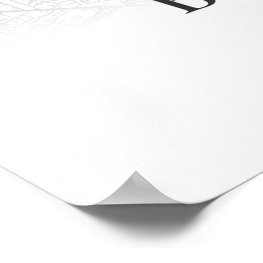 Stadtplan von Bangkok Poster (Ecke)