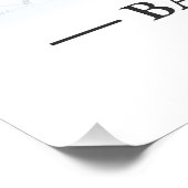 Stadtplan von Barcelona, Spanien Poster (Ecke)