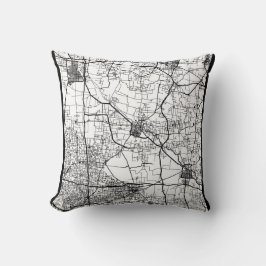 Stadtplan von Bozhou China Kissen