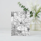 Stadtplan von Bozhou China Postkarte (Stehend Vorderseite)