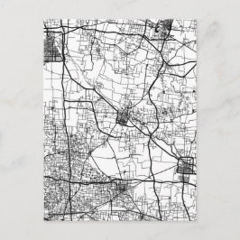 Stadtplan von Bozhou China Postkarte