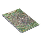 Stadtplan von Brügge, von 'Civitates Orbis Terraru Notizblock (Rechte Seite)