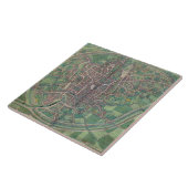 Stadtplan von Brüssel, von 'Civitates Orbis Terra Fliese (Seite)