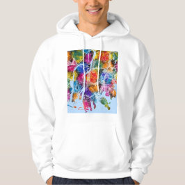 Stadtplan von Busan Südkorea Hoodie