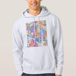 Stadtplan von Dallas USA Hoodie