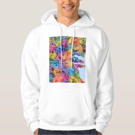 Stadtplan von Dublin Irland Hoodie