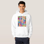 Stadtplan von Edmonton Kanada Hoodie (Vorne ganz)