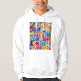 Stadtplan von Edmonton Kanada Hoodie
