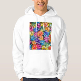 Stadtplan von Hohhot China Hoodie