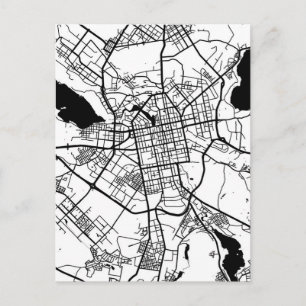 Stadtplan von Jekaterinburg Russland Postkarte