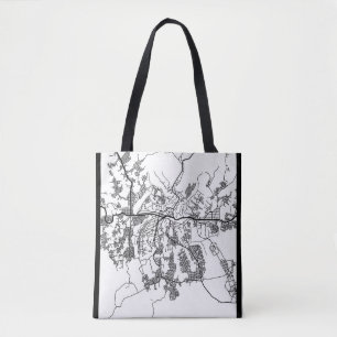 Stadtplan von Kananga Demokratische Republik Kongo Tasche
