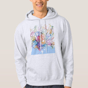 Stadtplan von Karatschi Pakistan Hoodie