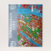Stadtplan von Kopenhagen Puzzle (Vertikal)