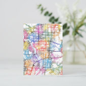 Stadtplan von Kyoto Postkarte (Stehend Vorderseite)