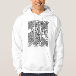 Stadtplan von Ludhiana Indien Hoodie