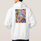 Stadtplan von Madrid Spanien Hoodie (Rückseite)