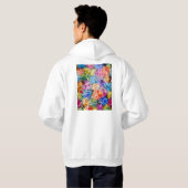 Stadtplan von Madrid Spanien Hoodie (Schwarz voll)