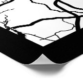 Stadtplan von Maoming China Poster (Ecke)