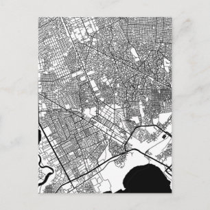 Stadtplan von Matola Mosambik Postkarte