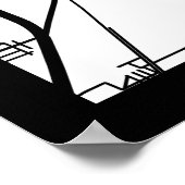 Stadtplan von Multan Pakistan Poster (Ecke)