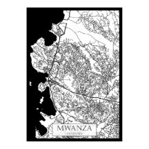 Stadtplan von Mwanza Tansania