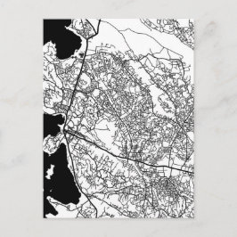 Stadtplan von Mwanza Tansania Postkarte