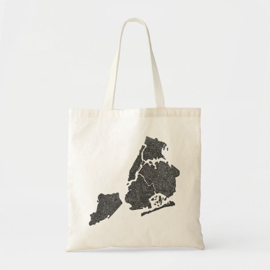 Stadtplan von New York Tragetasche (Vorne)