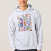 Stadtplan von Peking China Hoodie (Vorderseite)